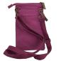 Preview: Handtasche Brusttasche Crossbag Handytasche Punkte fuchsia